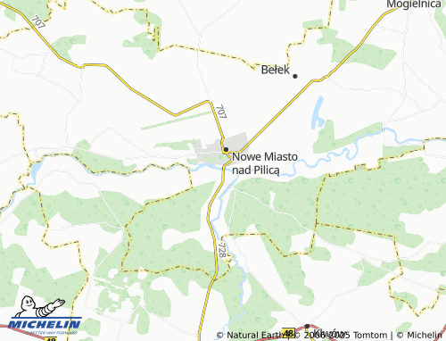 MICHELIN-Landkarte Czerwona Karczma - ViaMichelin