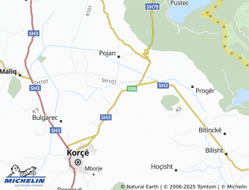 MICHELIN Plasë map - ViaMichelin