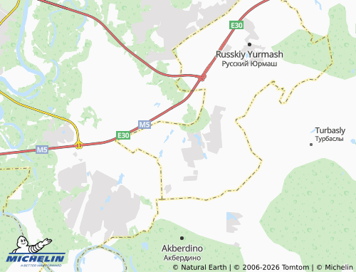 MICHELIN-Landkarte Burtsevo - ViaMichelin