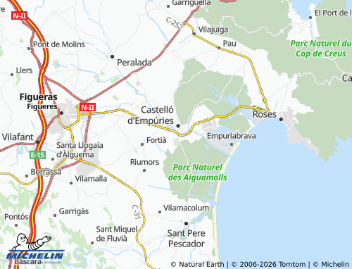 Carte MICHELIN Castelló Nou - ViaMichelin