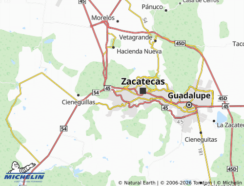 Mappa MICHELIN Las Américas - ViaMichelin