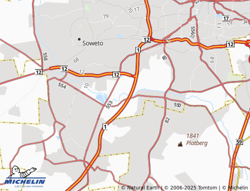 MICHELIN Van Wyksrust map - ViaMichelin