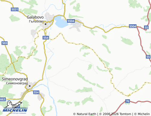 Mapa MICHELIN Dryanovo - ViaMichelin