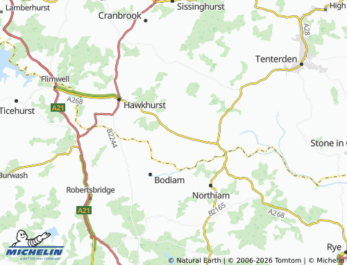 Carte MICHELIN Sandhurst - ViaMichelin