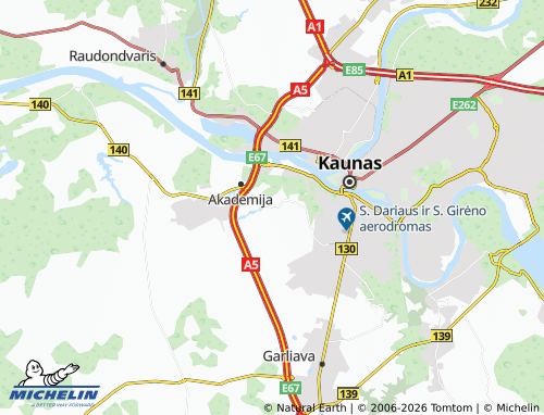 MICHELIN Noreikiškės map - ViaMichelin