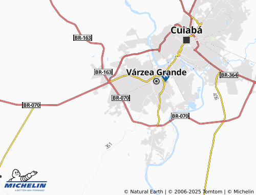 MICHELIN Paiaguás map - ViaMichelin