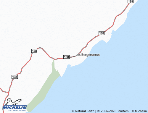 Kaart MICHELIN Les Bergeronnes - ViaMichelin