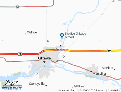 Mappa MICHELIN Dayton - ViaMichelin