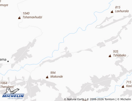 MICHELIN-Landkarte Mutshenzheni SP - ViaMichelin