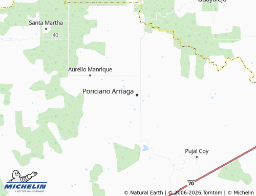 MICHELIN Ignacio Allende map - ViaMichelin