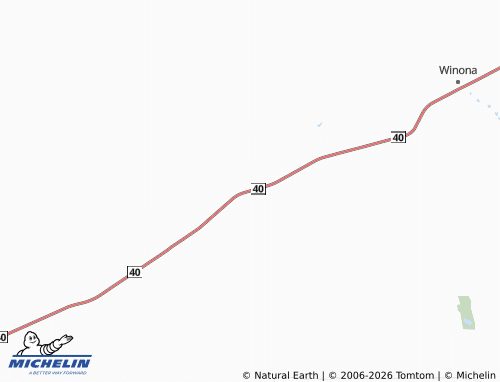 Mapa MICHELIN McAllaster - ViaMichelin