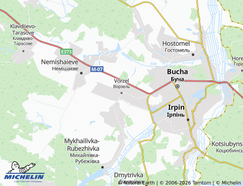 Mappa MICHELIN Vorzel - ViaMichelin