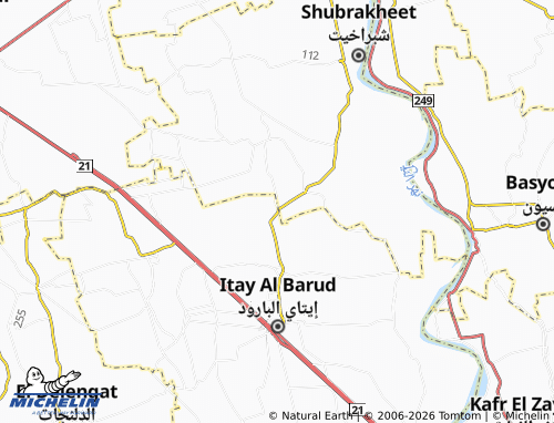 Mapa MICHELIN Kafr Askar Saft - ViaMichelin