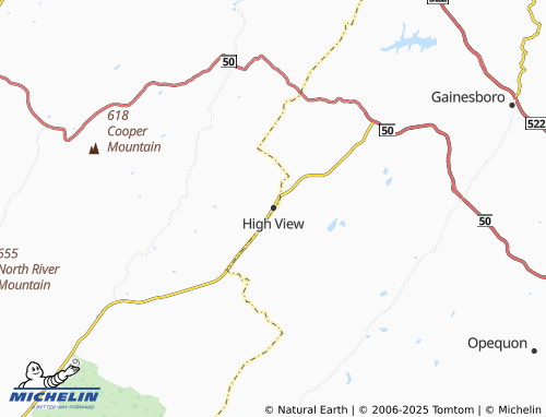 MICHELIN High View map - ViaMichelin