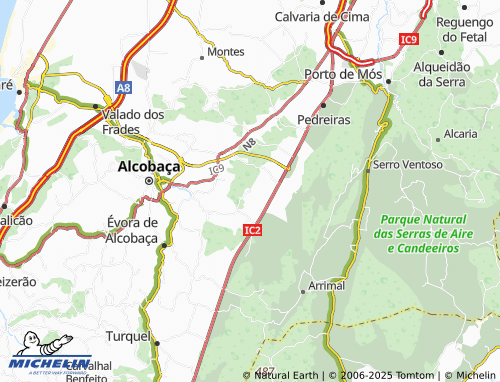 MICHELIN-Landkarte Ataija de Baixo - ViaMichelin