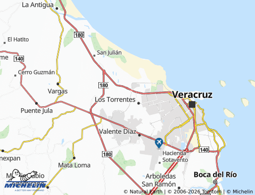 Mapa MICHELIN Colinas de San Jorge - ViaMichelin