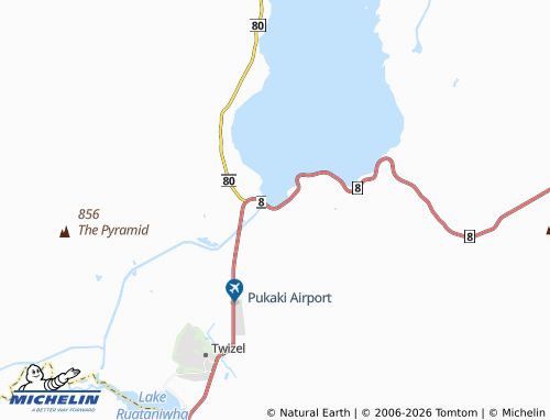 Mapa MICHELIN Pukaki - ViaMichelin