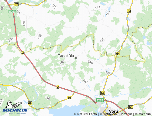 Mappa MICHELIN Tagaküla - ViaMichelin