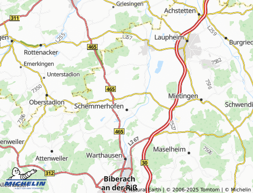 Mapa MICHELIN Altheim - ViaMichelin