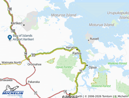Mapa MICHELIN Haruru - ViaMichelin