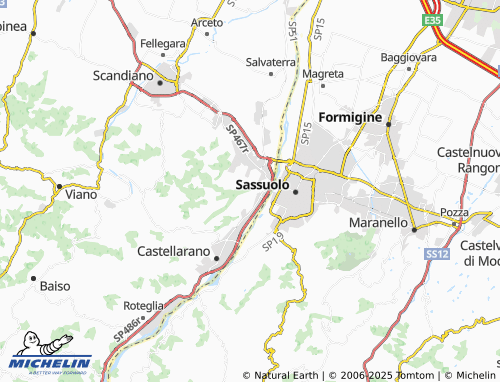 MICHELIN Farneto di Sotto map - ViaMichelin