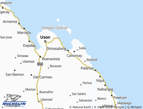 MICHELIN Gregorio Alino map - ViaMichelin