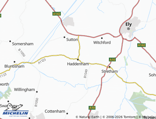 Carte MICHELIN Haddenham - ViaMichelin