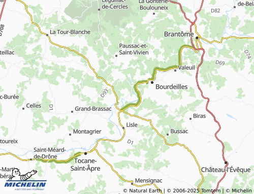 MICHELIN-Landkarte Creyssac - ViaMichelin