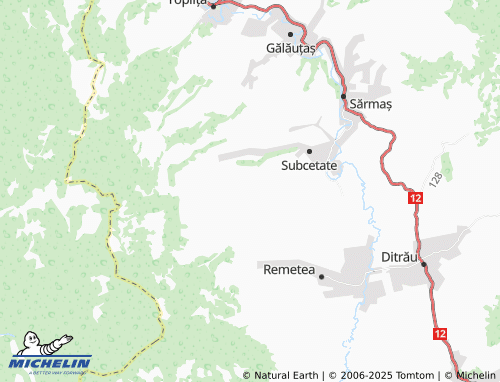 MICHELIN Făgețel map - ViaMichelin