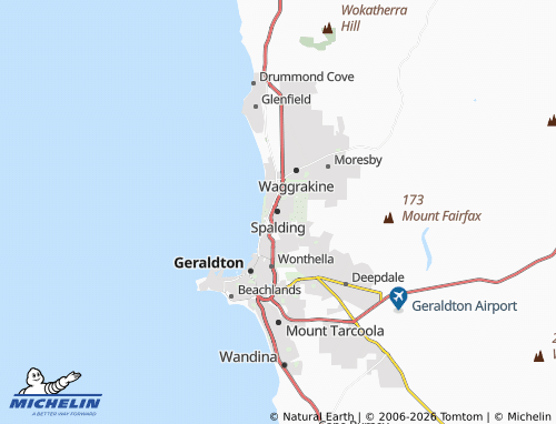 Mapa MICHELIN Spalding - ViaMichelin