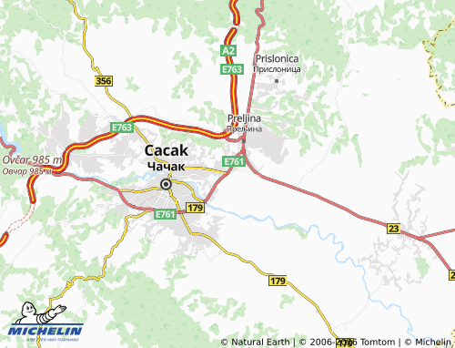 Mapa MICHELIN Konjevići - ViaMichelin