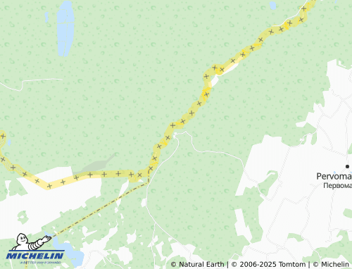 MICHELIN Zubrovo map - ViaMichelin