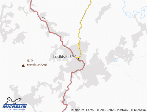 MICHELIN-Landkarte Mount Nelson - ViaMichelin