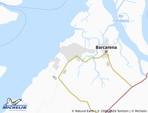 Mapa MICHELIN Vila dos Cabanos - ViaMichelin