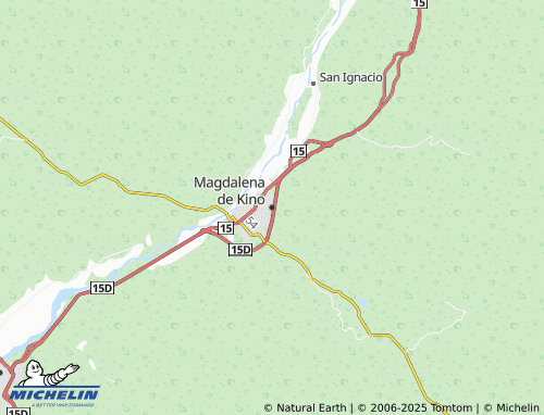 Mappa MICHELIN Magdalena de Kino - ViaMichelin