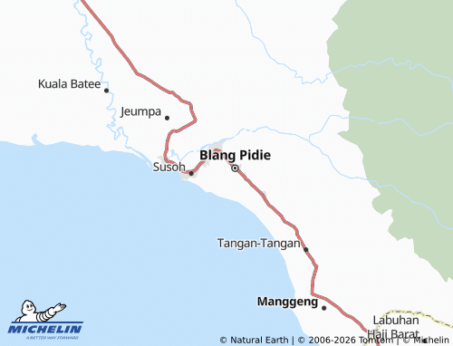 MICHELIN Meunasah map - ViaMichelin