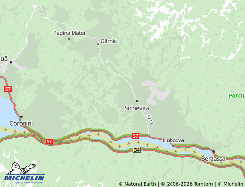 MICHELIN Zăsloane map - ViaMichelin