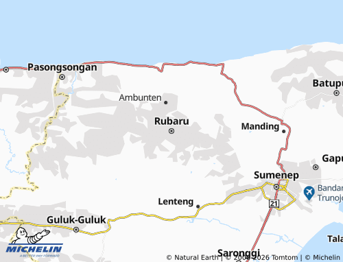 MICHELIN Rubaru map - ViaMichelin
