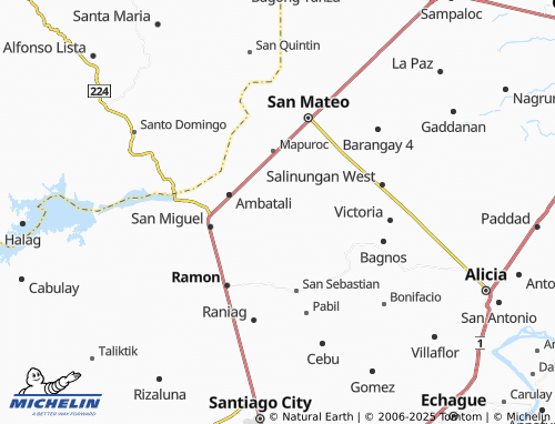 MICHELIN Purok Ni Bulan map - ViaMichelin