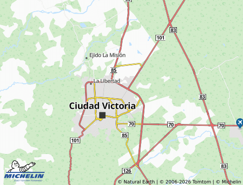 Kaart MICHELIN Cielo Residencial - ViaMichelin