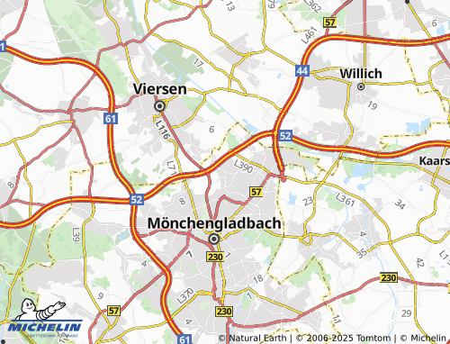 MICHELIN Bettrath-Hoven map - ViaMichelin