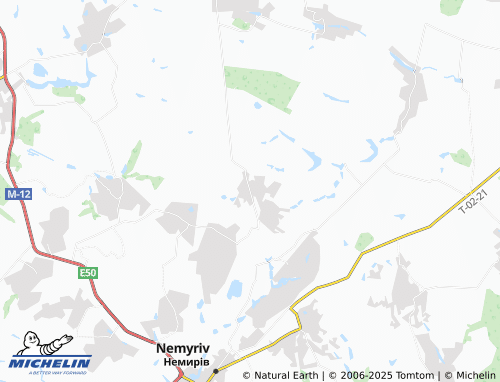 MICHELIN Spodakhy map - ViaMichelin