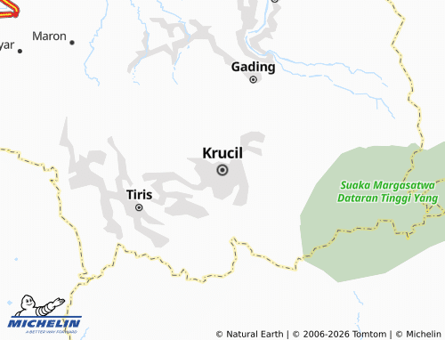 MICHELIN Krucil map - ViaMichelin
