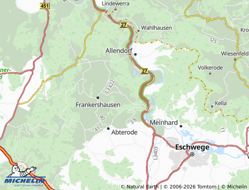 Mapa MICHELIN Hitzerode - ViaMichelin