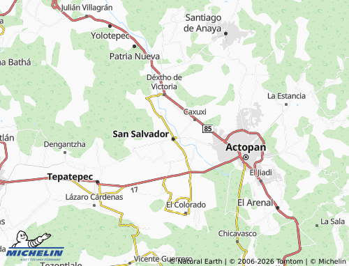Mappa MICHELIN Barrio El Mirador - ViaMichelin