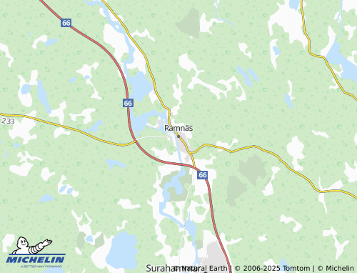 MICHELIN Ramnäs map - ViaMichelin