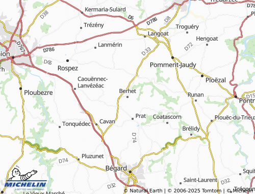 Mapa MICHELIN Berhet - ViaMichelin