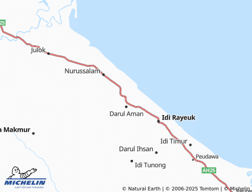 MICHELIN Peukan Idi Cut map - ViaMichelin