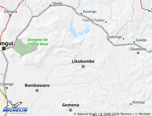 Mapa MICHELIN Bosobolo - ViaMichelin