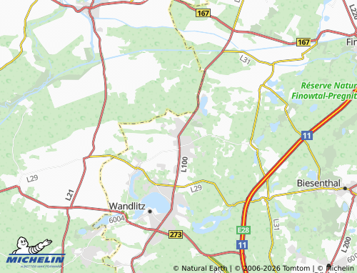 Mappa MICHELIN Klosterfelde - ViaMichelin